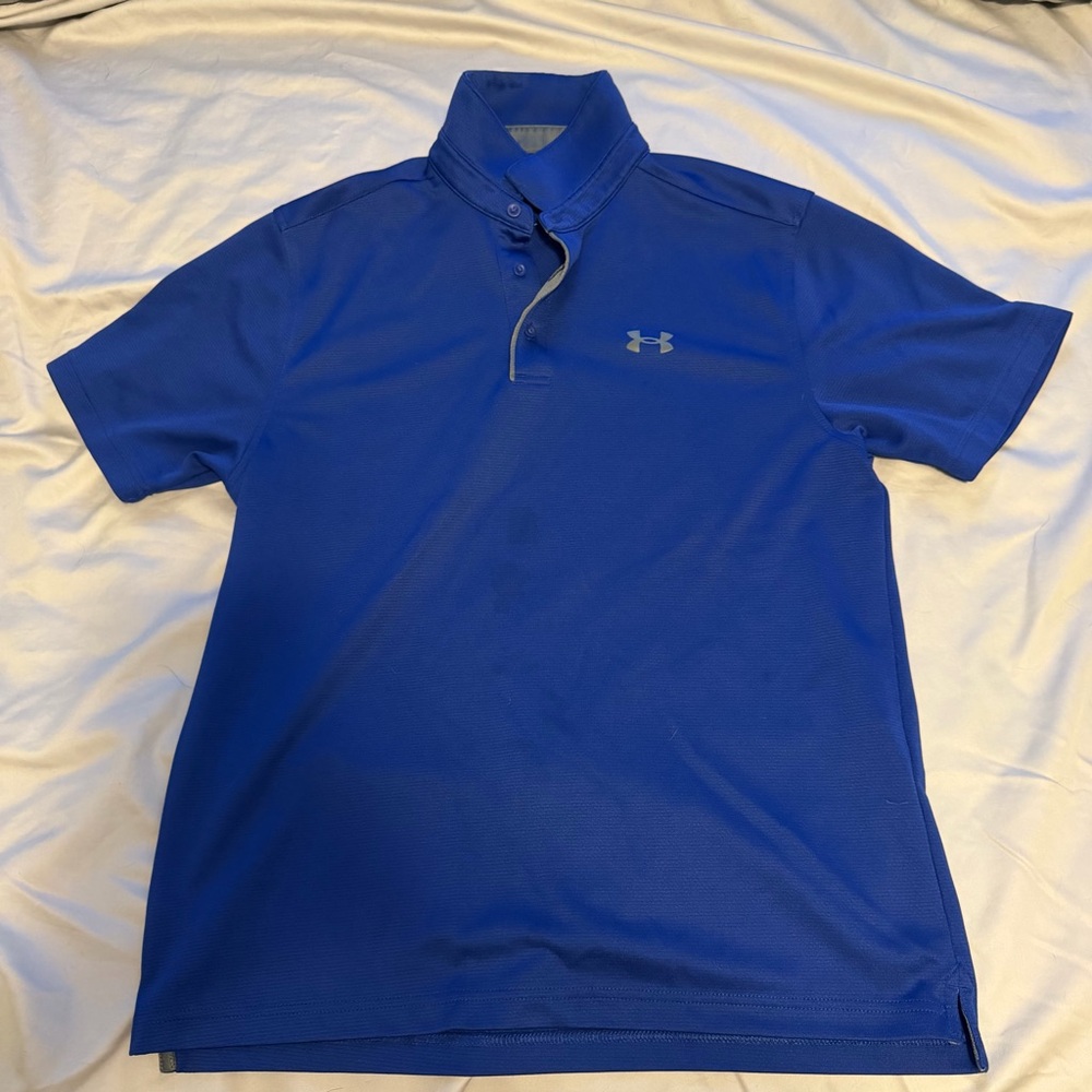 LG Men's Vibrant Blue Polo Shirt